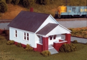 HO Scale - Single Story House With Front Porch